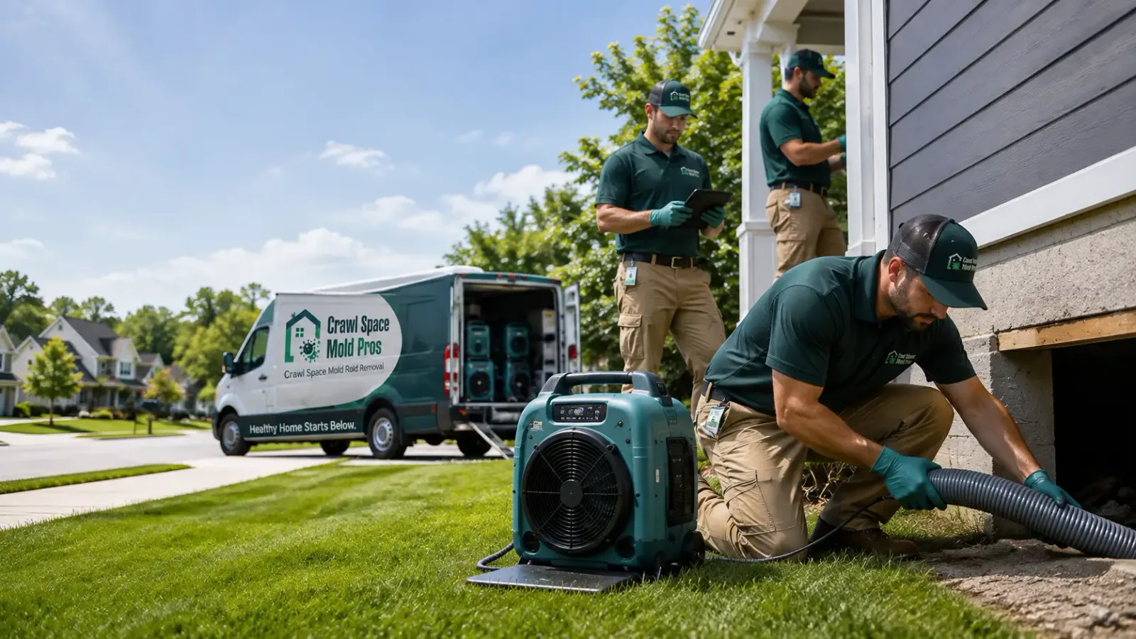 Crawl Space Mold Removal in Fernwood, ID